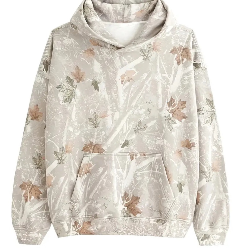 Camo Print Hoodie